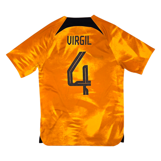 2022/23 Holland Home Football Shirt (M) Nike #4 Virgil