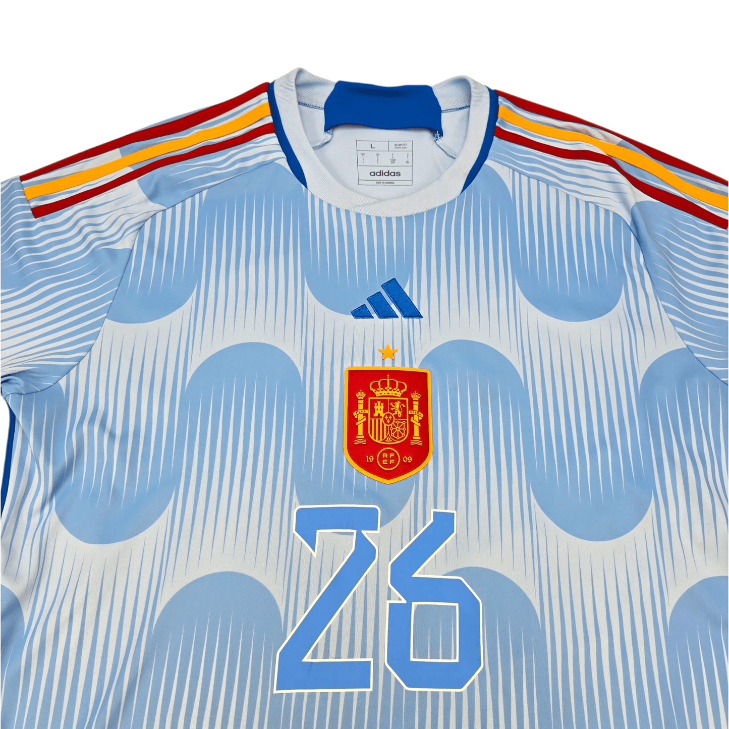 2022/23 Spain Away Football Shirt (L) Adidas #26 Pedri