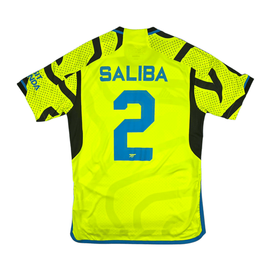 2023/24 Arsenal Away Football Shirt (S) Adidas #2 Saliba (BNWTs)