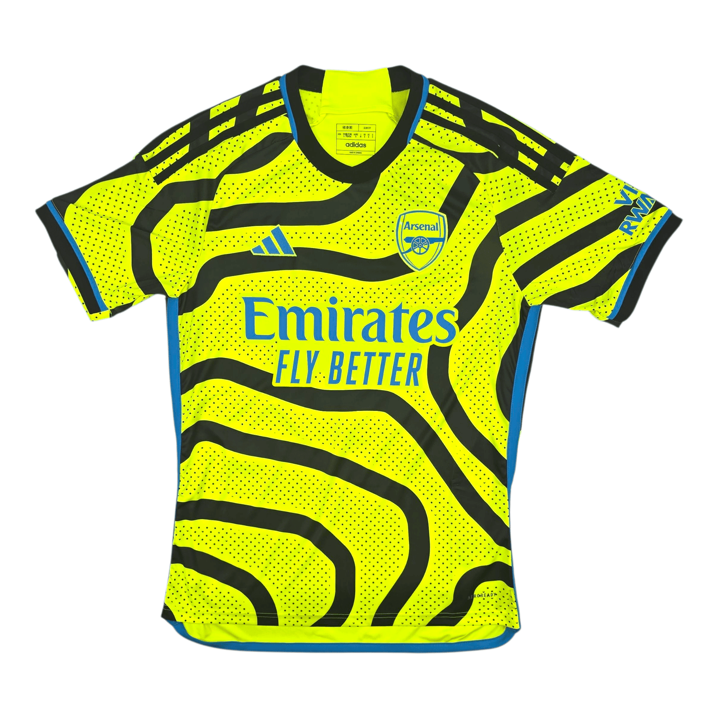 2023/24 Arsenal Away Football Shirt (S) Adidas #2 Saliba (BNWTs)