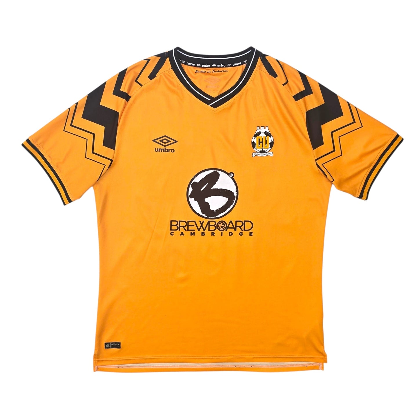 2023/24 Cambridge United Home Football Shirt (XL) Umbro #23 Ahadme