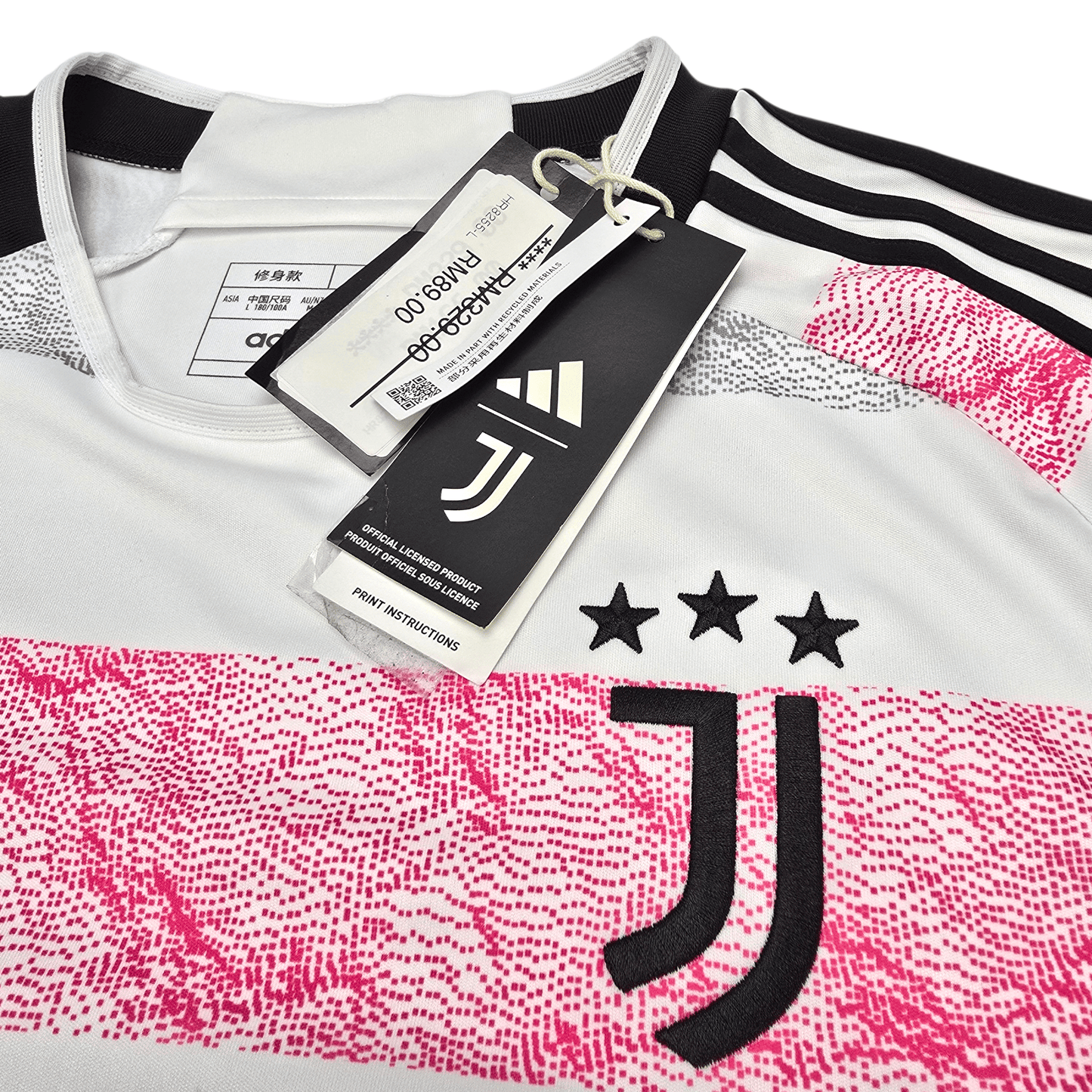 2023/24 Juventus Away Football Shirt (M) Adidas #7 Chiesa (BNWTs)