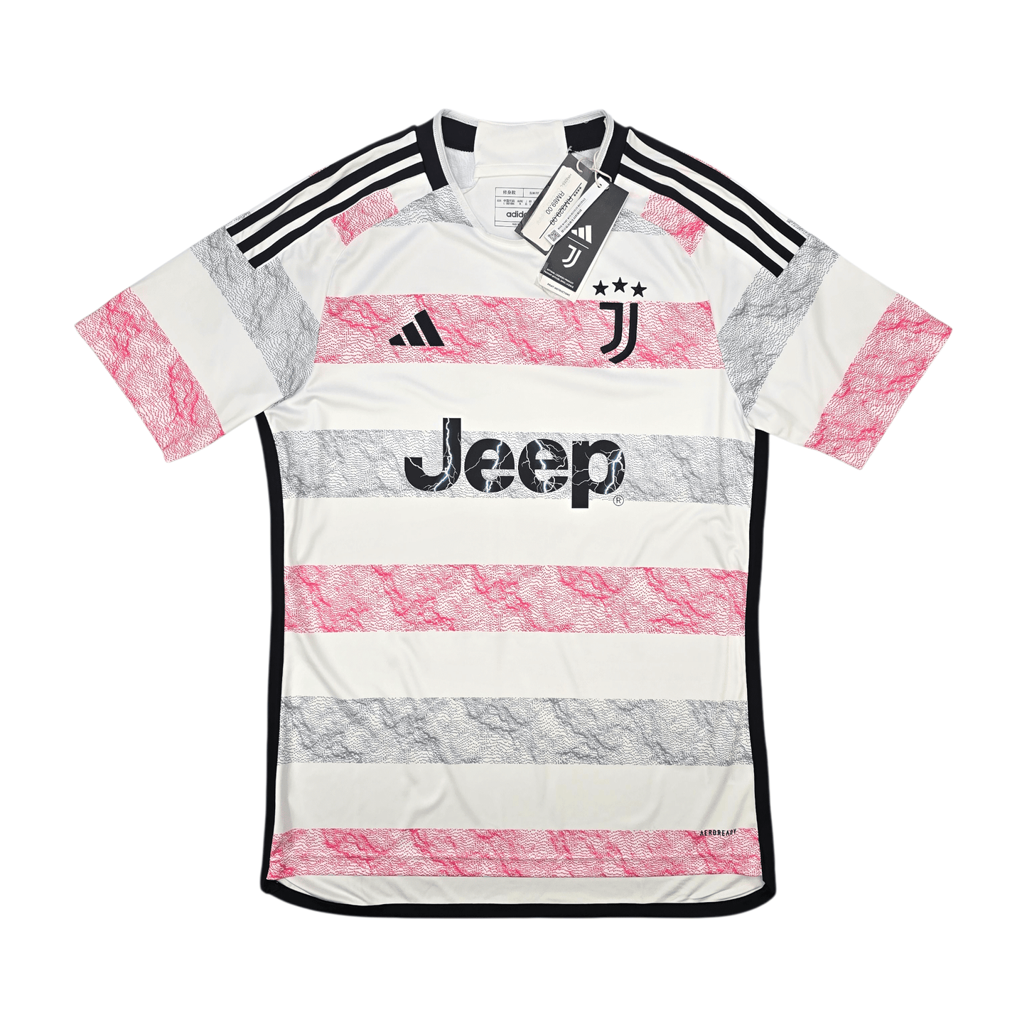 2023/24 Juventus Away Football Shirt (M) Adidas #7 Chiesa (BNWTs)