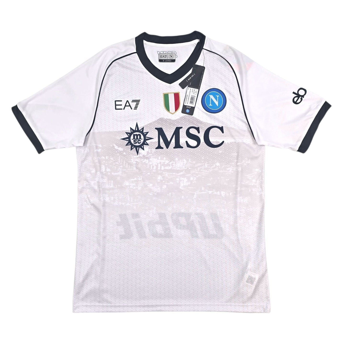 2023/24 Napoli Away Football Shirt (XL) EA7 #9 Osimhen (BNWTs)