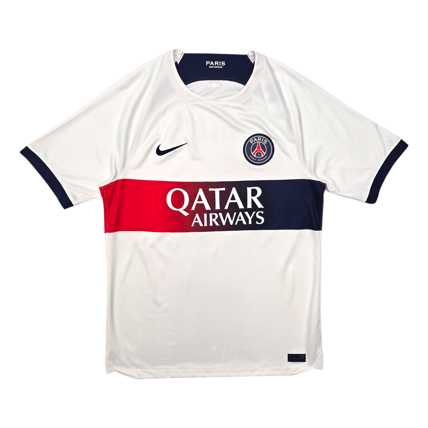 2023/24 PSG Away Football Shirt (M) Nike #44 Ekitike
