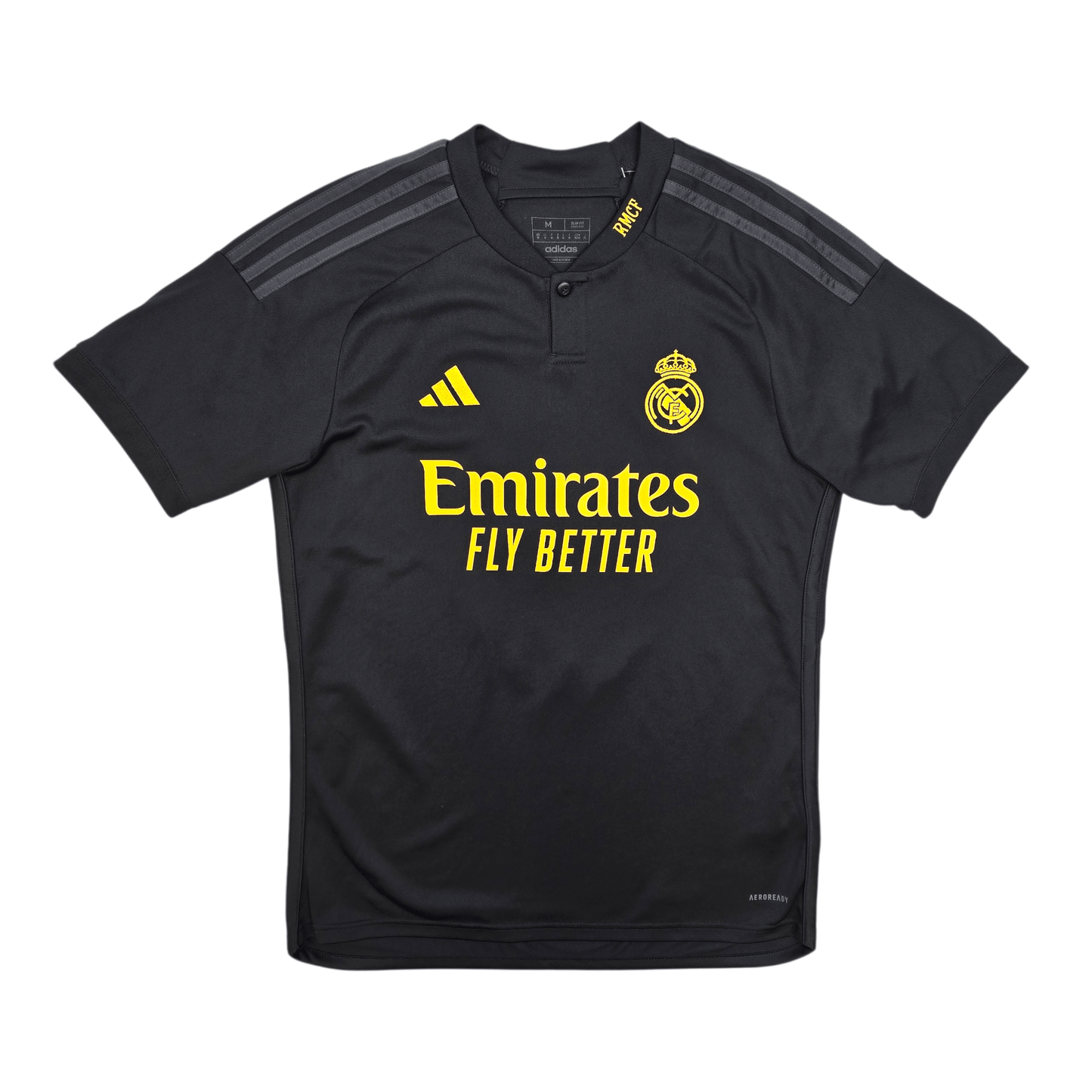 2023/24 Real Madrid Third Football Shirt (M) Adidas #5 Bellingham