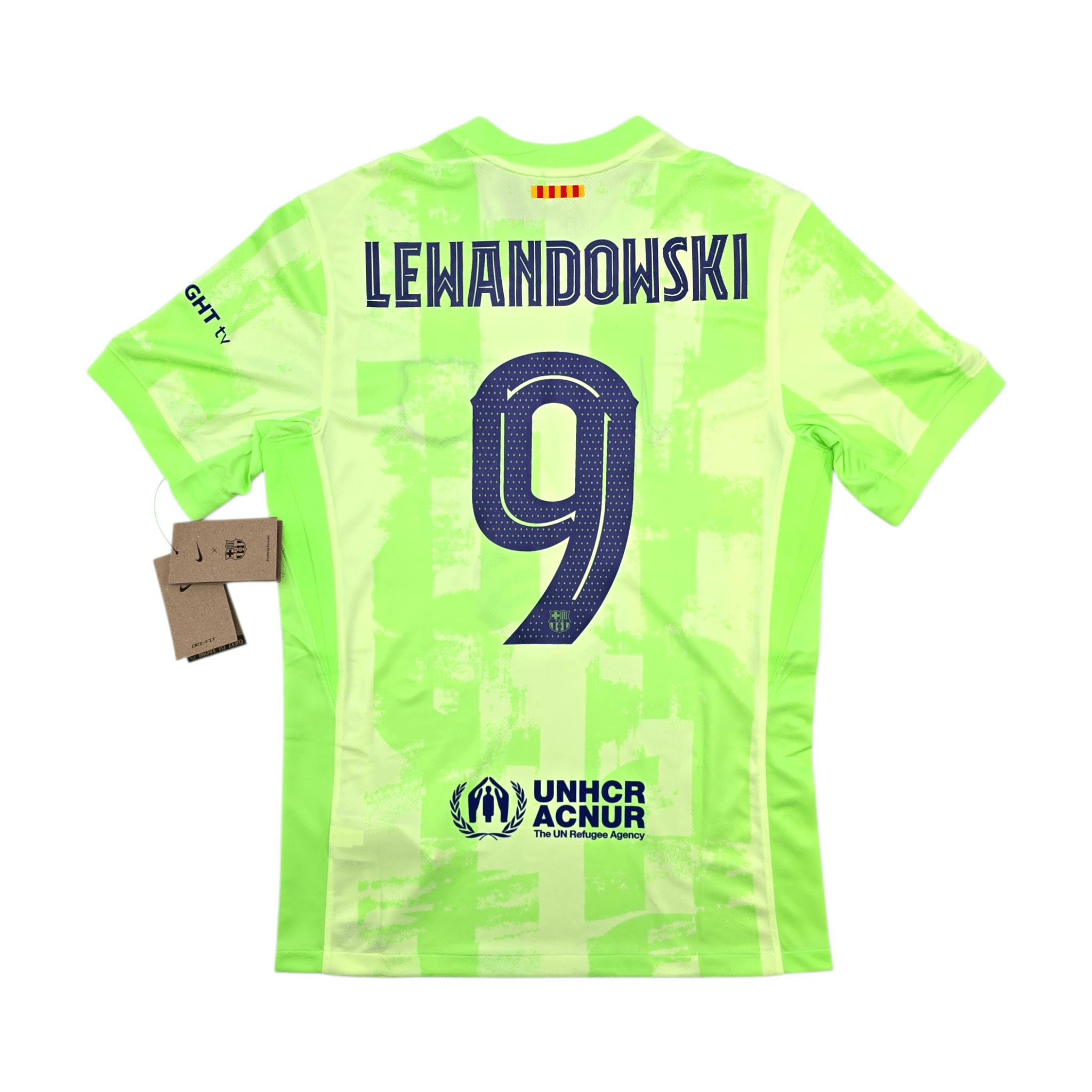2024/25 Barcelona Third Football Shirt (S) Nike #9 Lewandowski 