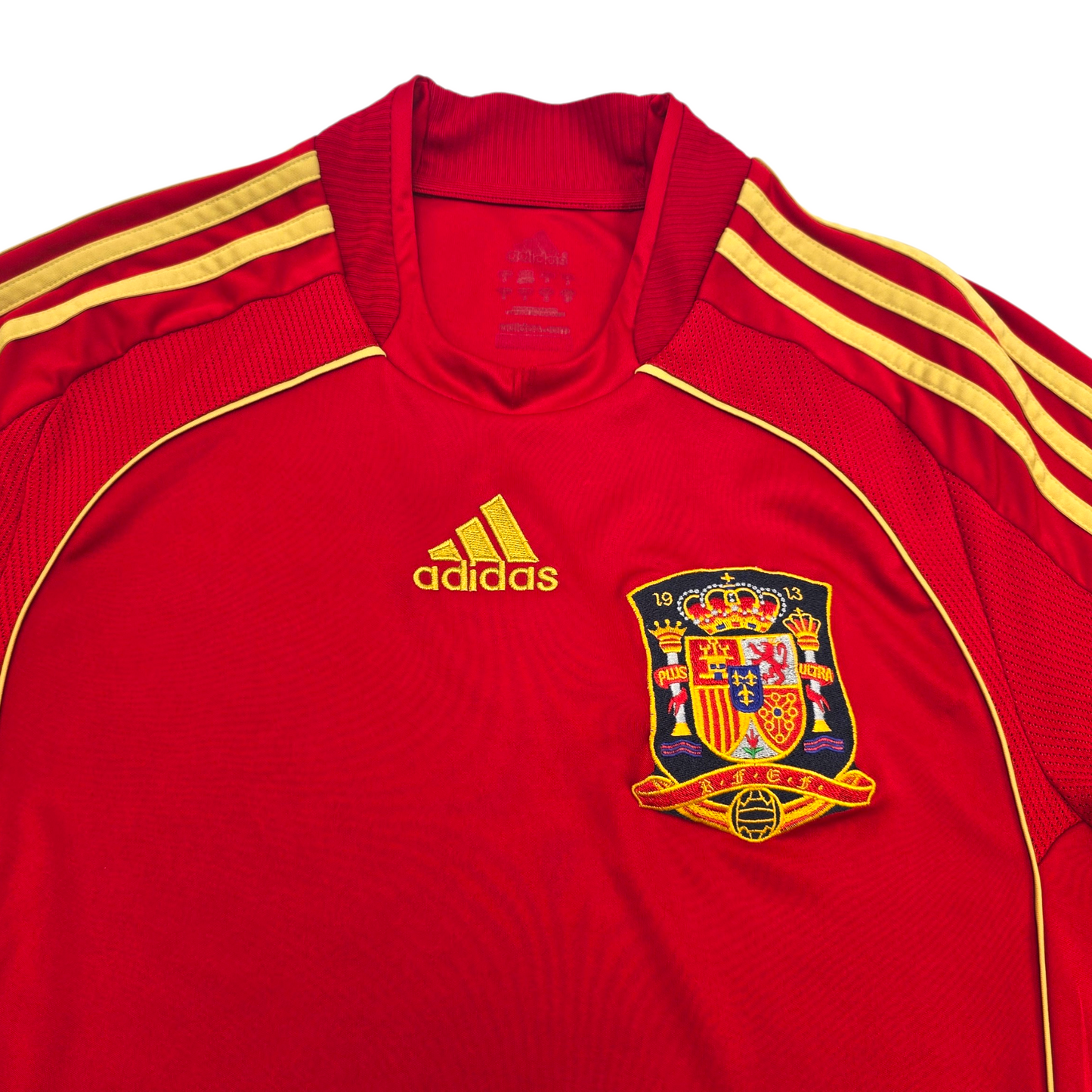 2007/09 Spain Home Football Shirt (S) Adidas