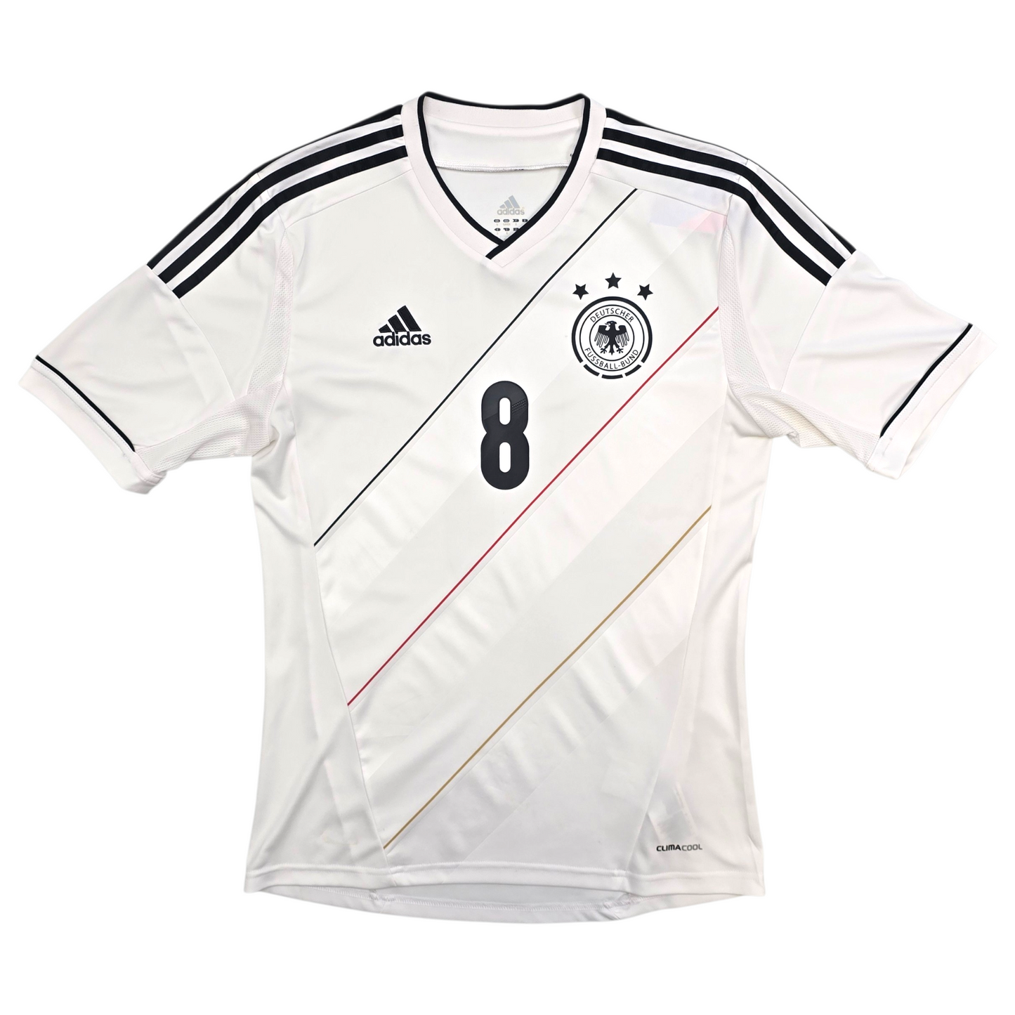 2012/13 Germany Home Football Shirt (S) Adidas #8 Ozil
