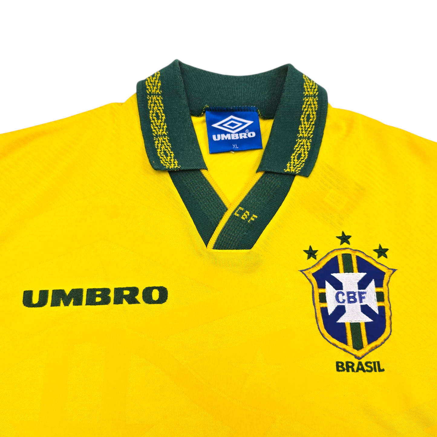 1993/94 Brazil Home Football Shirt (XL) Umbro