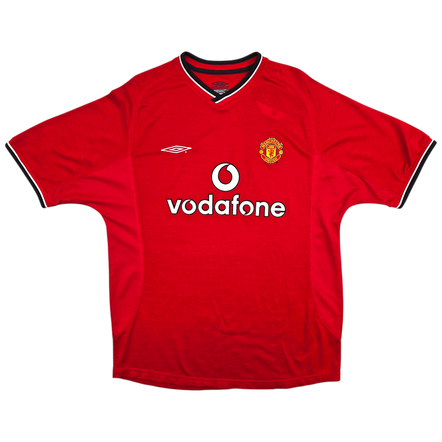 2000/02 Manchester United Home Football Shirt (L) Umbro #7 Beckham