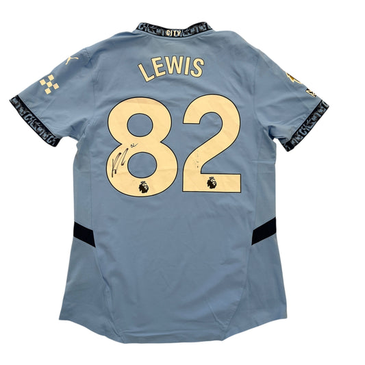 Manchester City 2024-2025 Match Issued Home Shirt - Rico Lewis