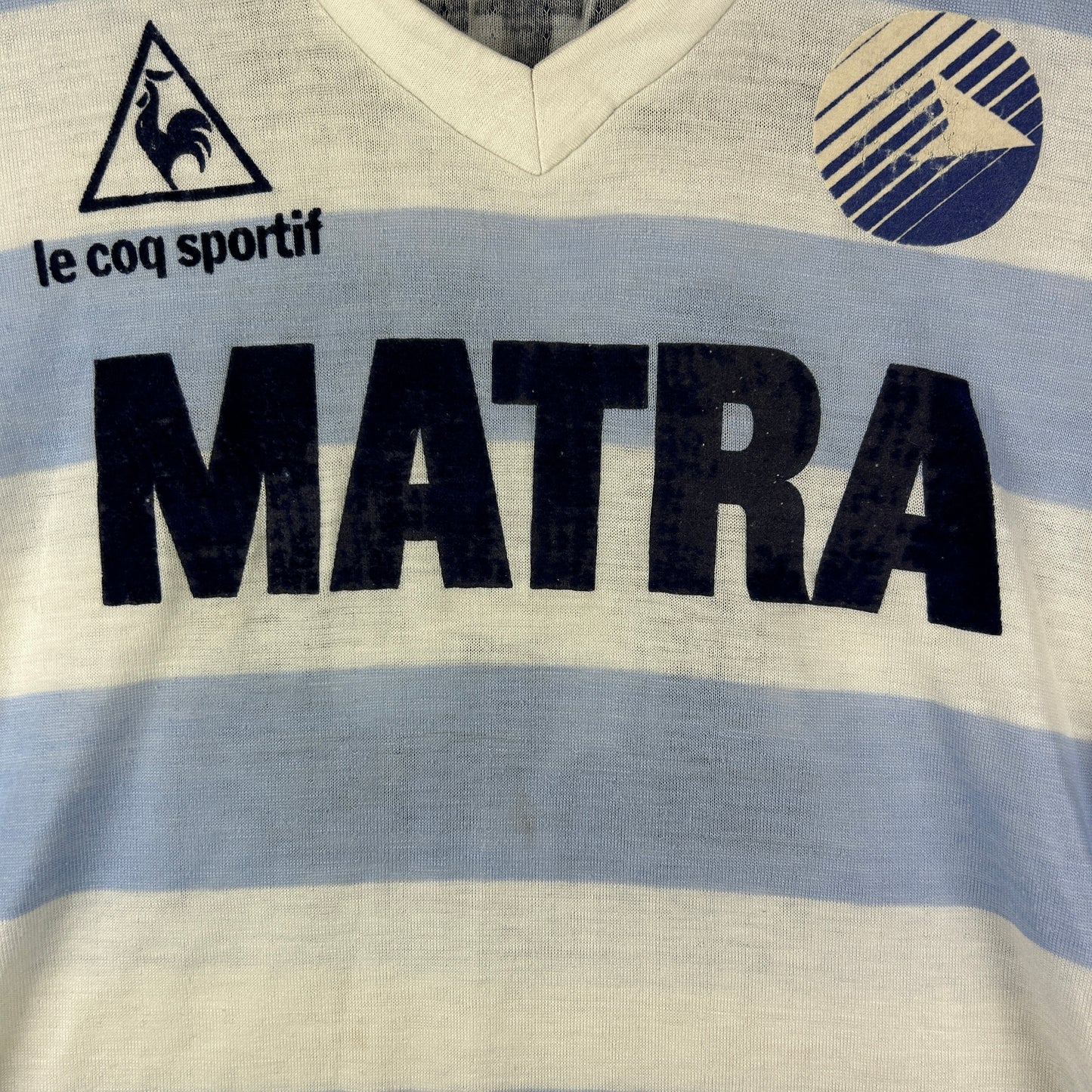 Racing Club De France 1986 Match Worn Away Shirt