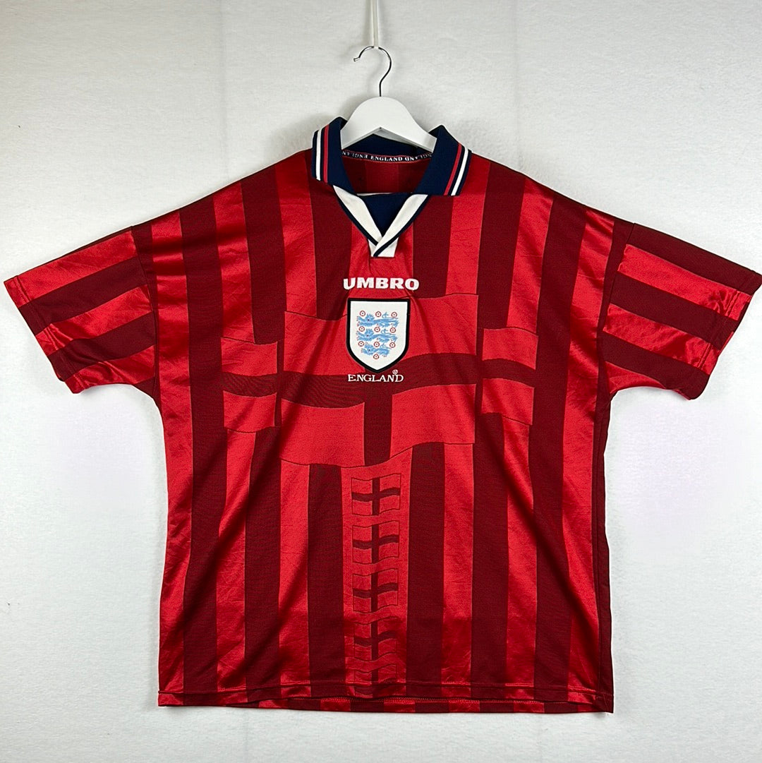 England 1998 extra large away shirt