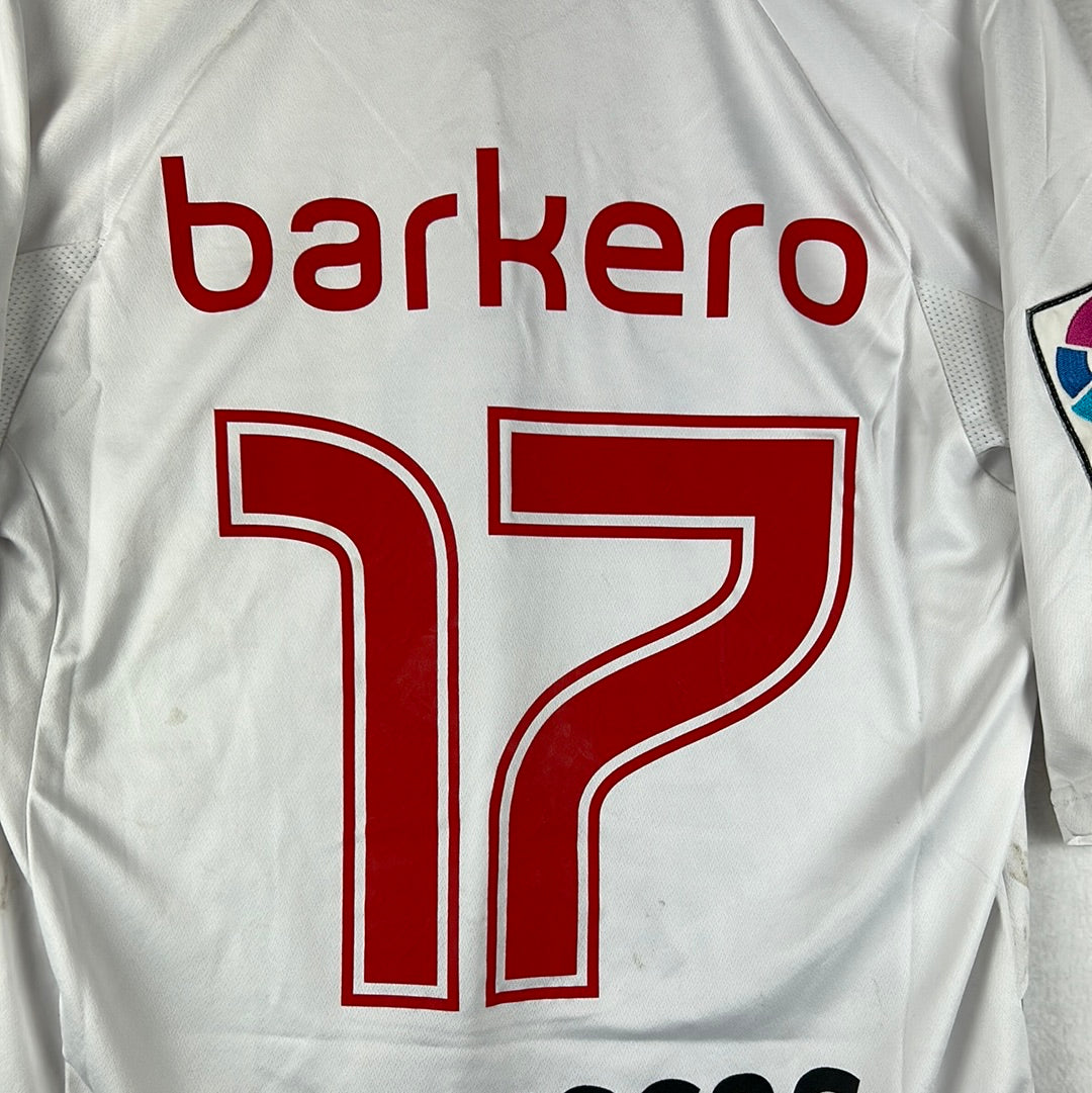 Numancia 2008-2008 Match Worn Away Shirt - XL - Barkero 17