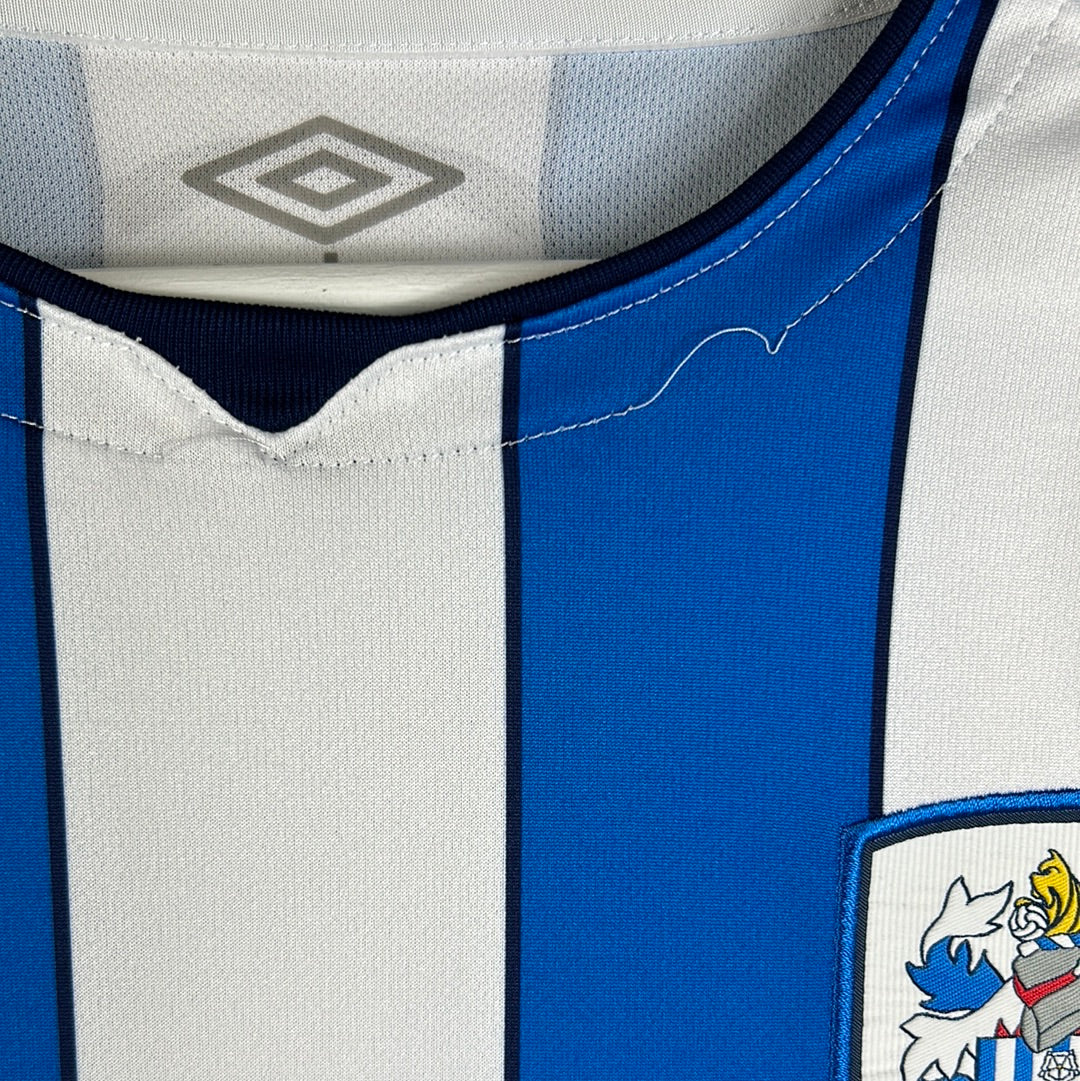 Huddersfield Town 2019/2020 Match Worn Home Shirt - Mooy 10