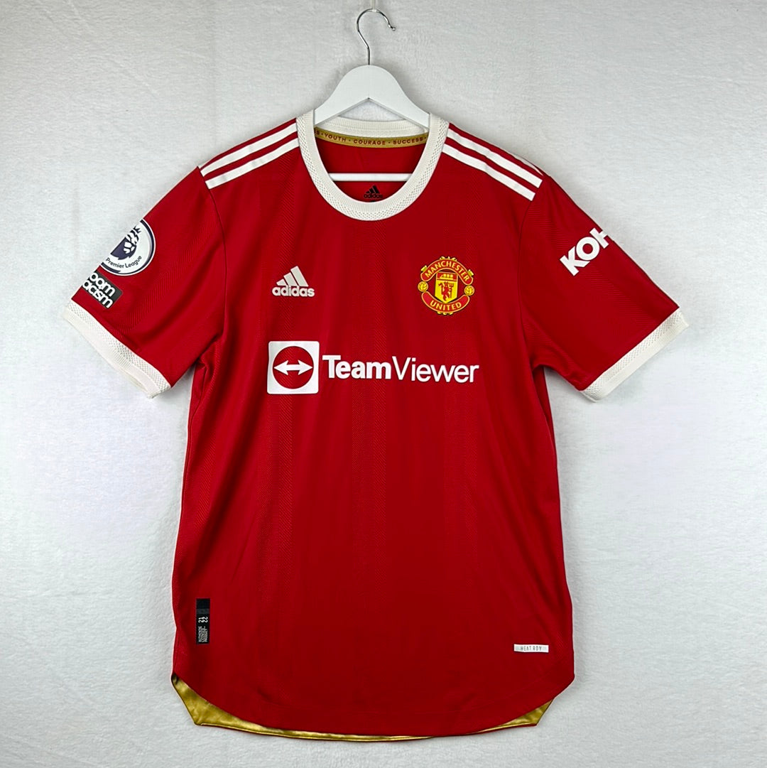 Manchester United 2021/2022 Player Issue Home Shirt - Shaw 3