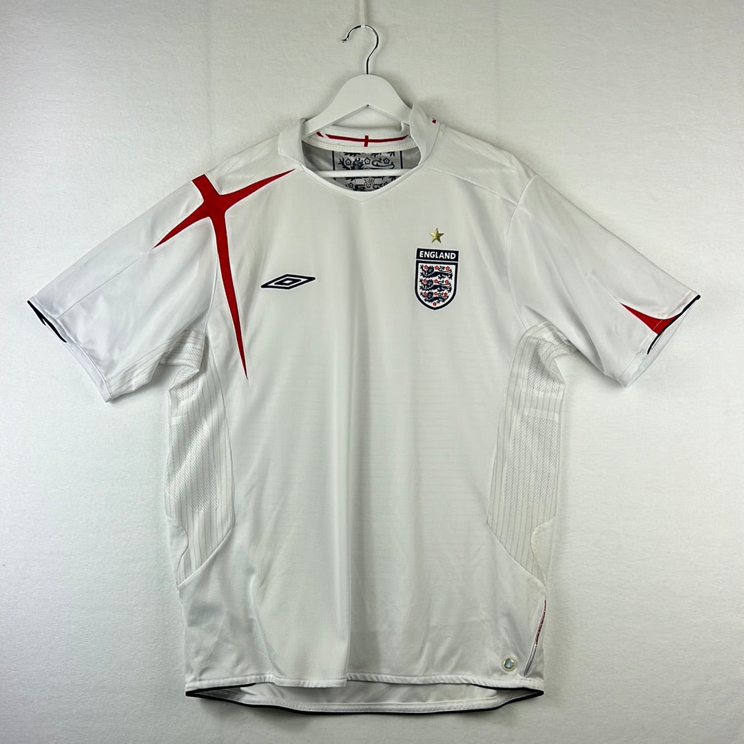 England 2006 Home Shirt Excellent Condition - Main Image