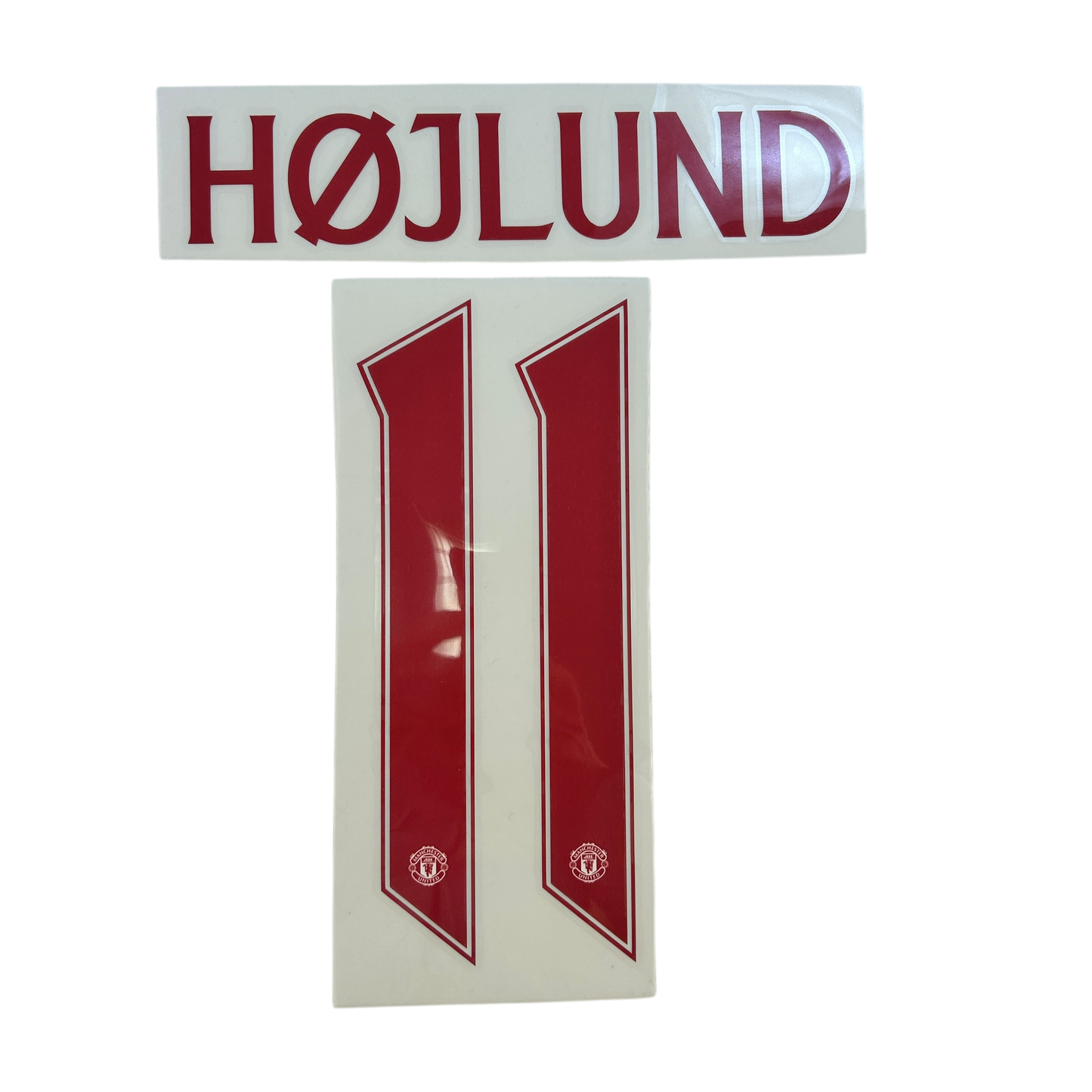 Hojlund 11 - 2023/2024 Manchester United Cup Font Nameset