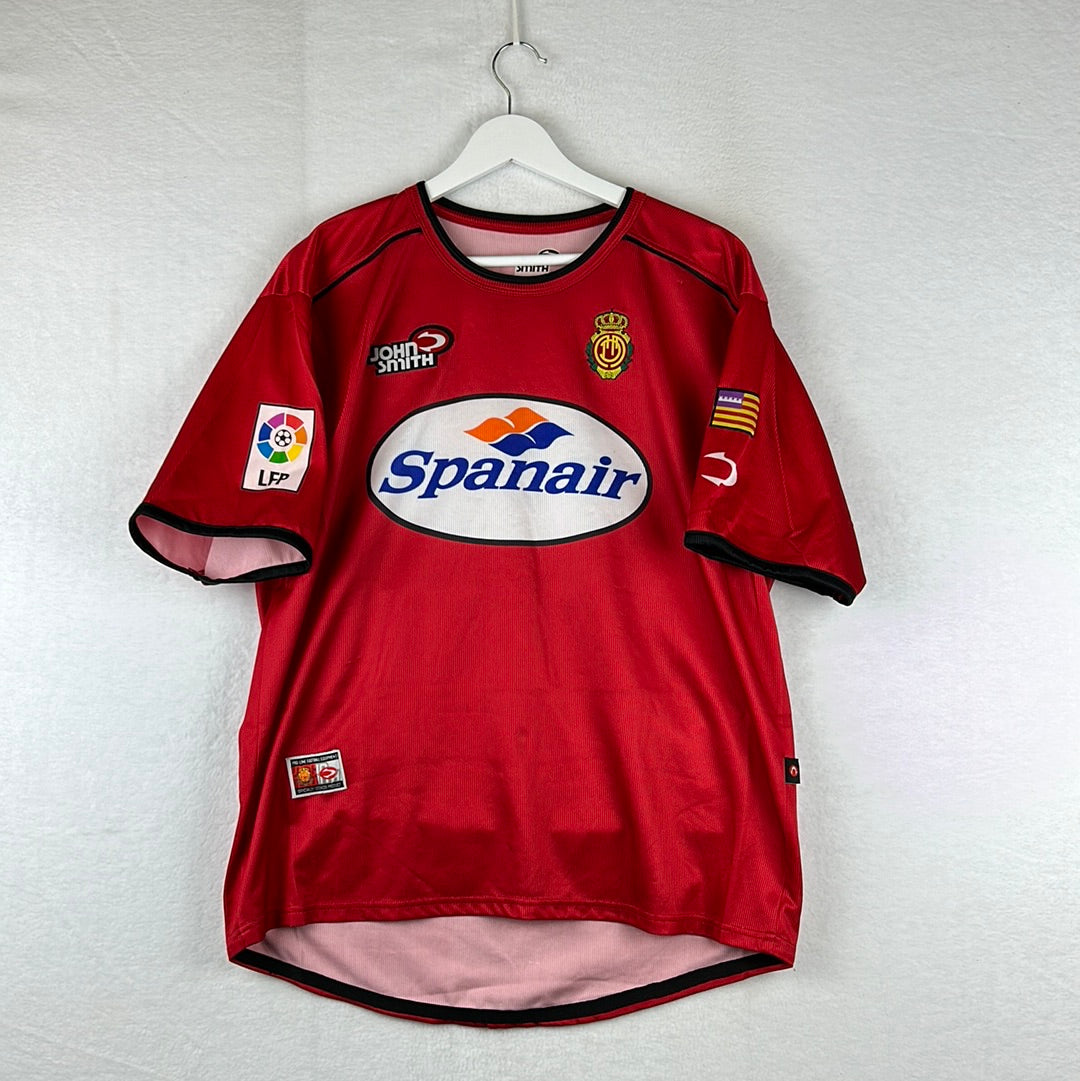 Real Mallorca 2002-2003 Player Issue Home Shirt - Large - Pandiani 12