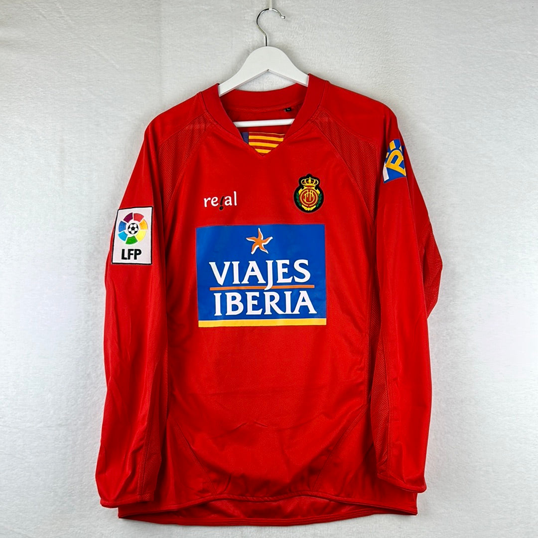 Real Mallorca 2006-2007 L/S Match Issued Home Shirt - Large - Maxi 9