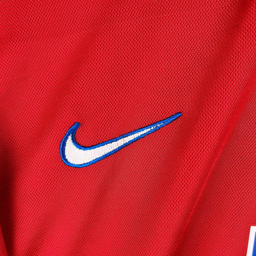 South Korea 1999 Match Worn Shirt v Belgium - Y Y Choi