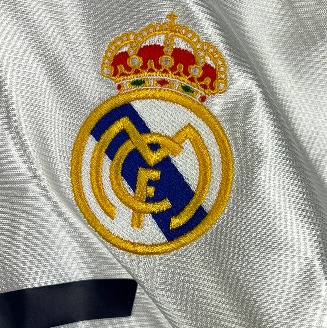 Real Madrid 1998-1999-2000 Home Shirt - Small/ Medium - Very Good