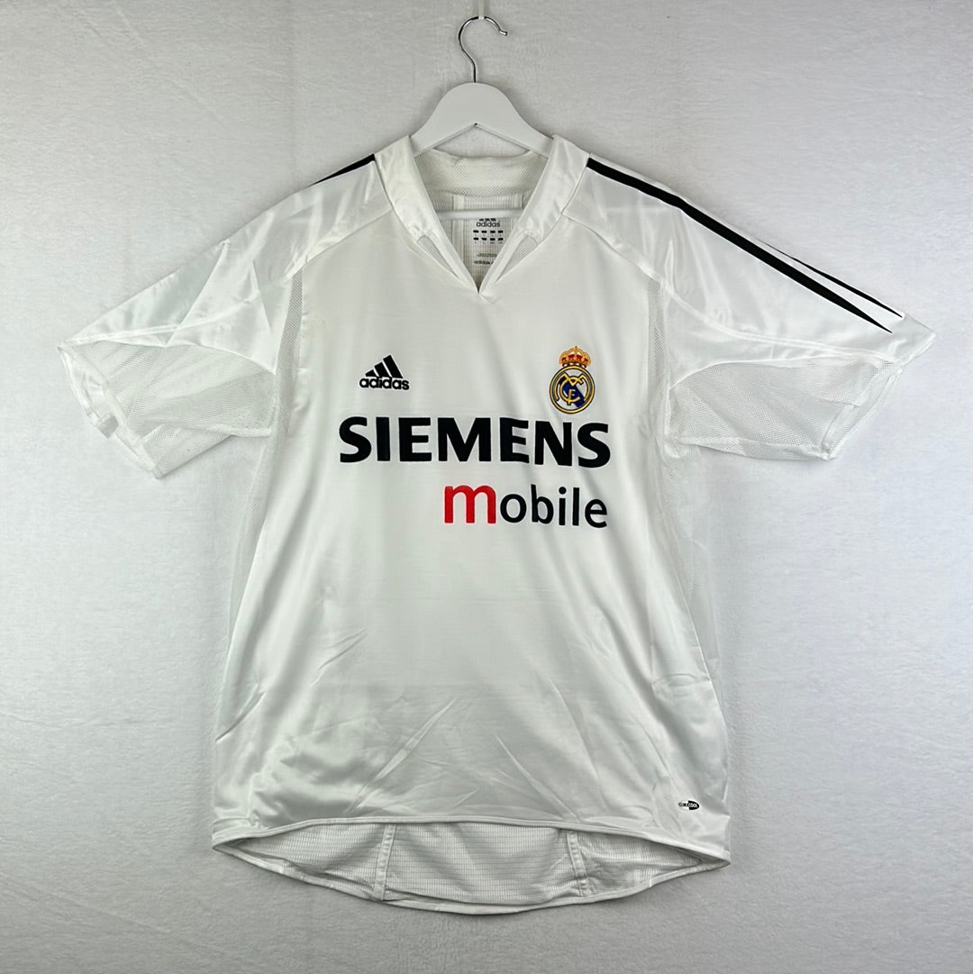 Real Madrid 2004/2005 Player Issue Home Shirt - Celades 20