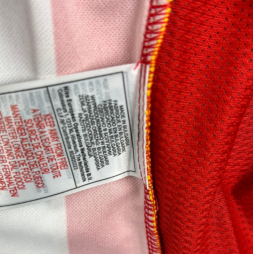 Atletico Madrid 2004/2005 Match Worn Home Shirt - Luccin 23 - Stealth
