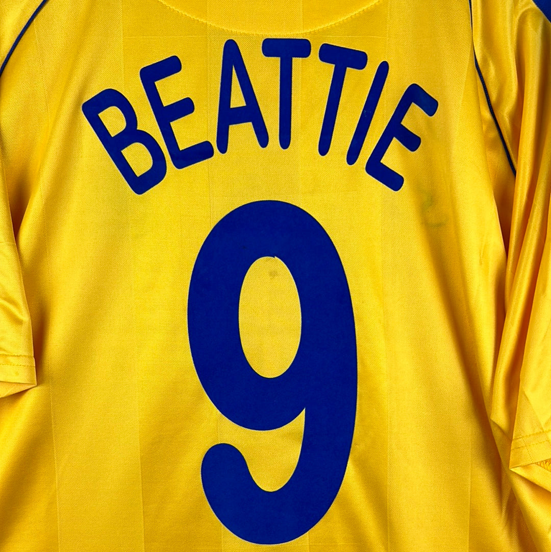 Southampton 2003/2004 Player Issue FA Cup Final Shirt - Beatie 9