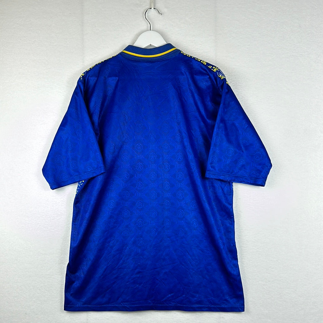 Leeds United 1992-1993 Away Shirt - Large - Good Condition