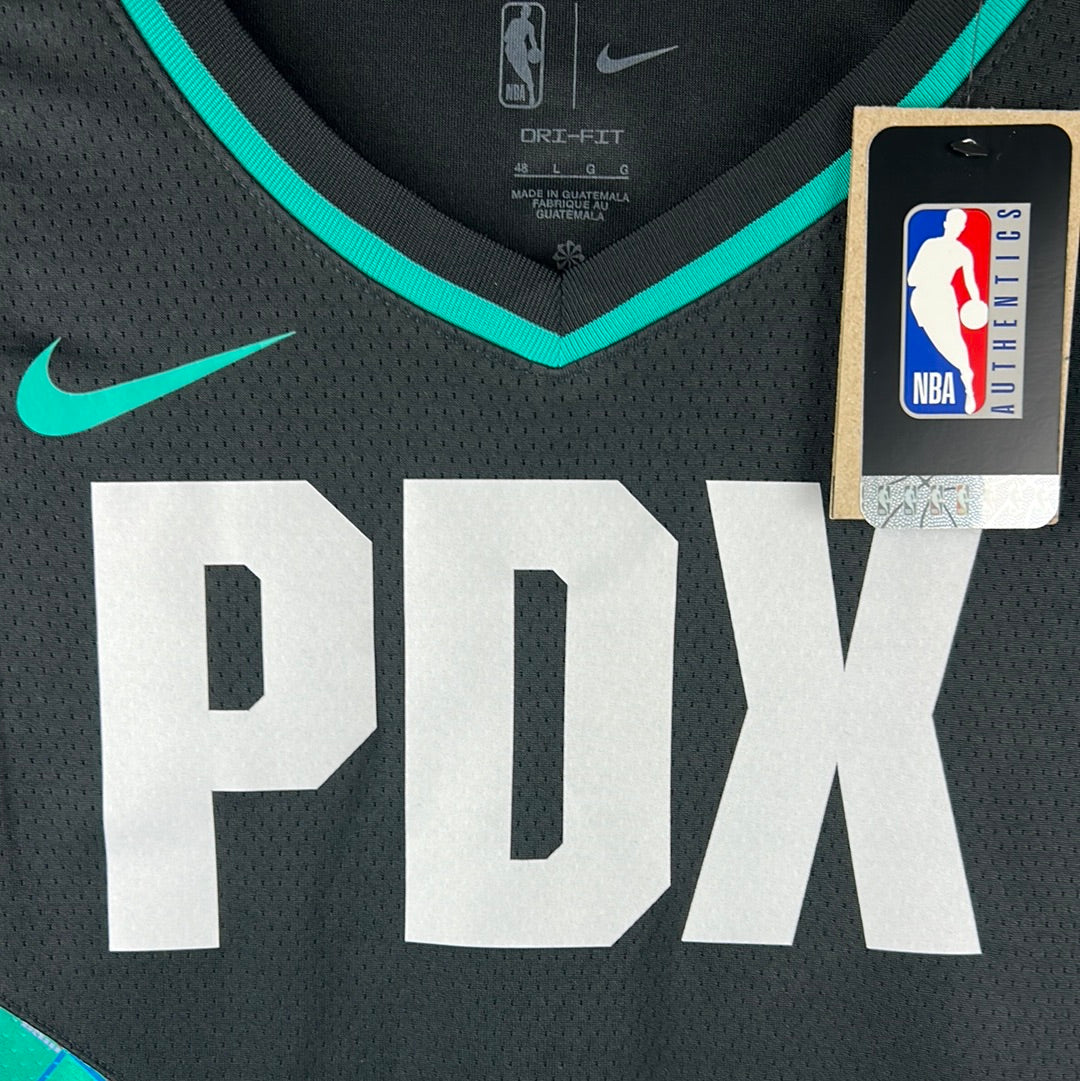 Portland Trail Blazers Road City Edition Jersey - Large - New with Tags