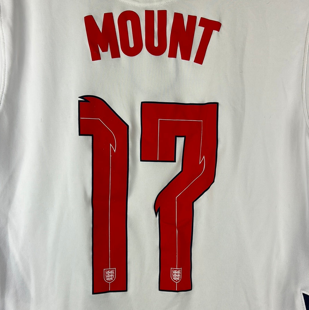 England 2020-2021 Home Shirt - Medium - Mount 17