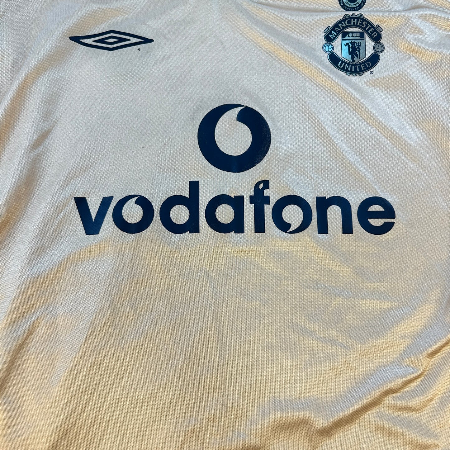 Manchester United 2001/2002 Away/Third Reversible Shirt - Long Sleeve - Extra Large