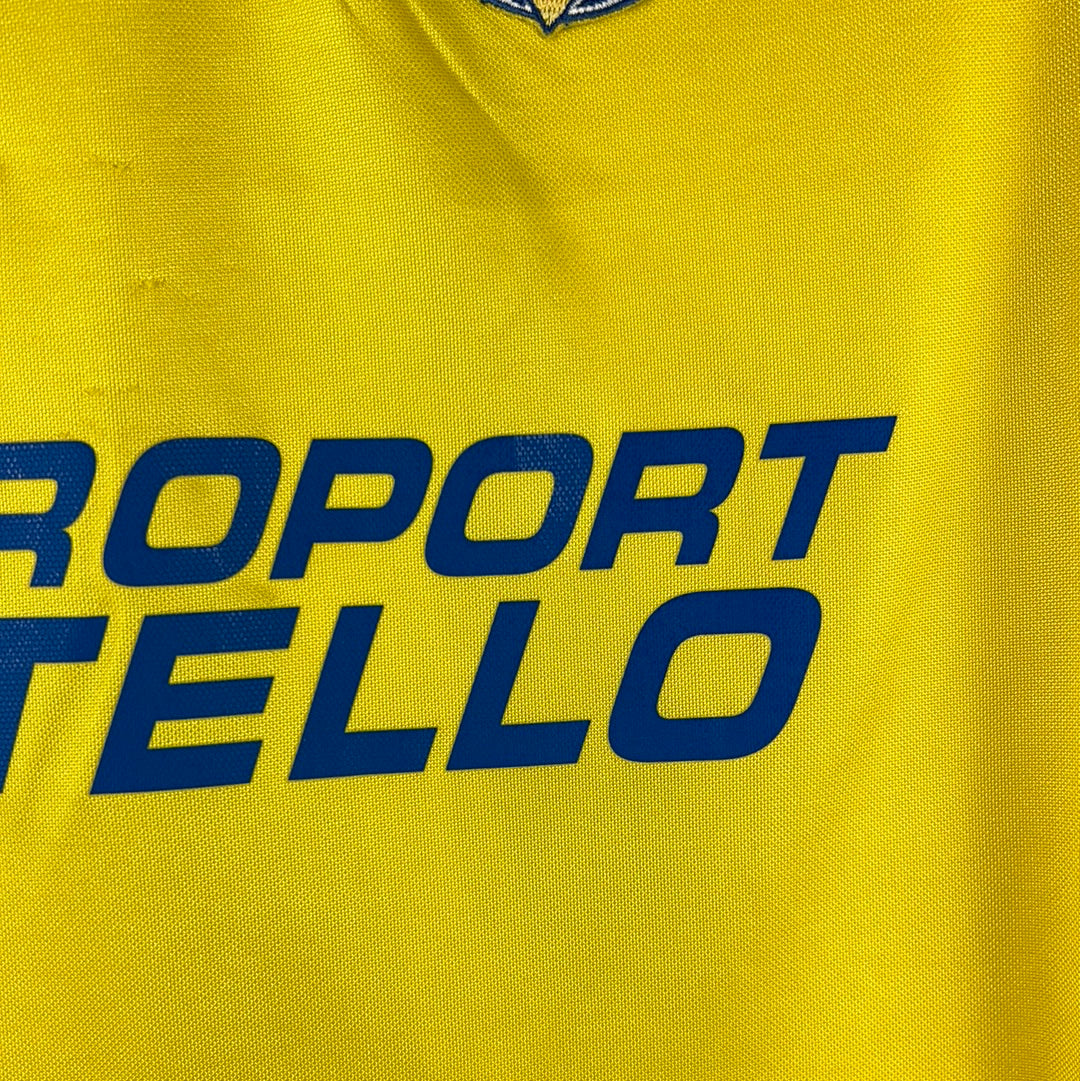 Villarreal 2007/2008 Player IssueHome Shirt - Cygan 12