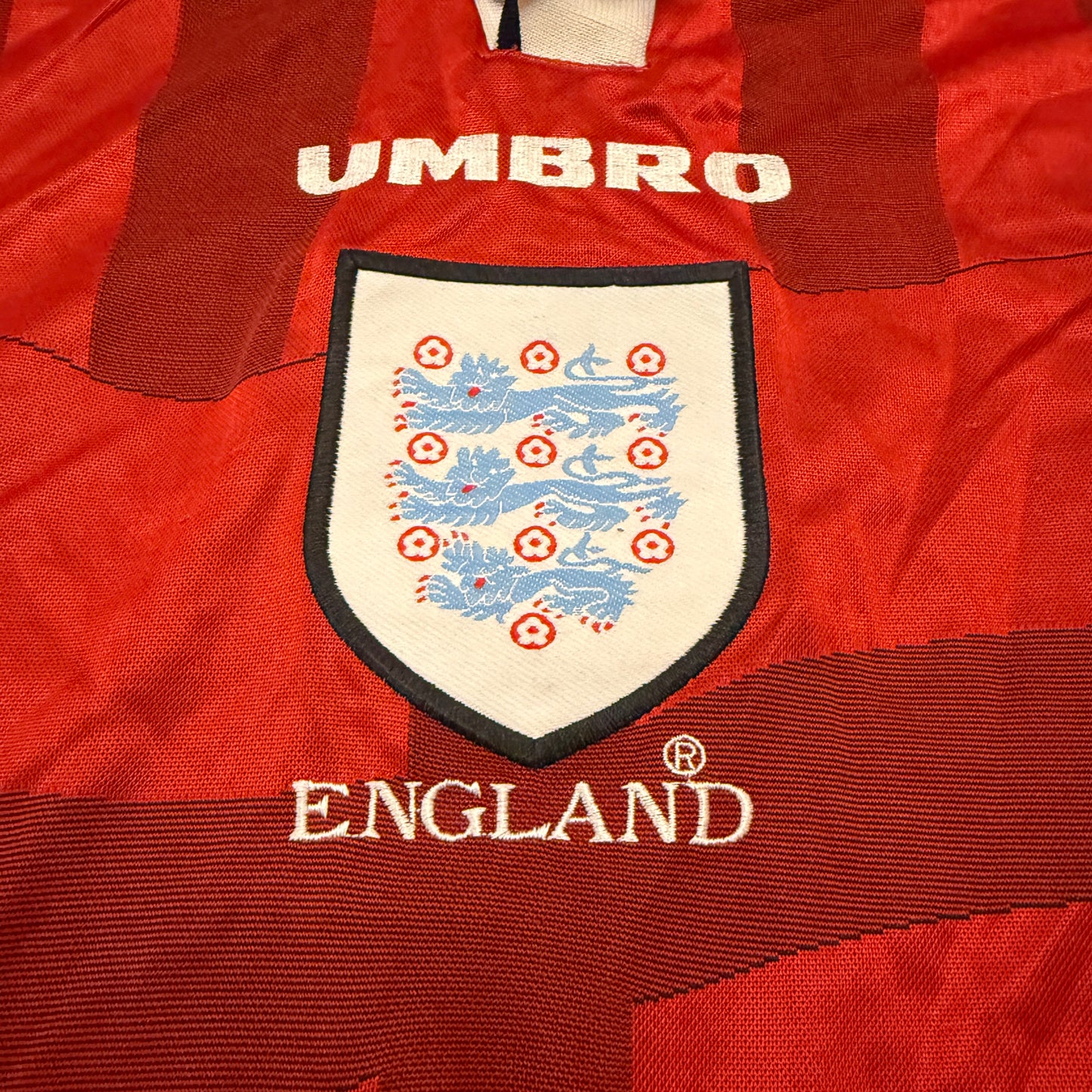 England 1998 Away Shirt - Long Sleeve - Extra Large
