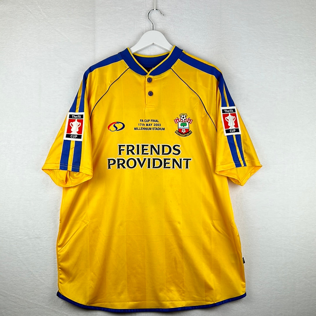 Southampton 2003/2004 Player Issue FA Cup Final Shirt - Beatie 9