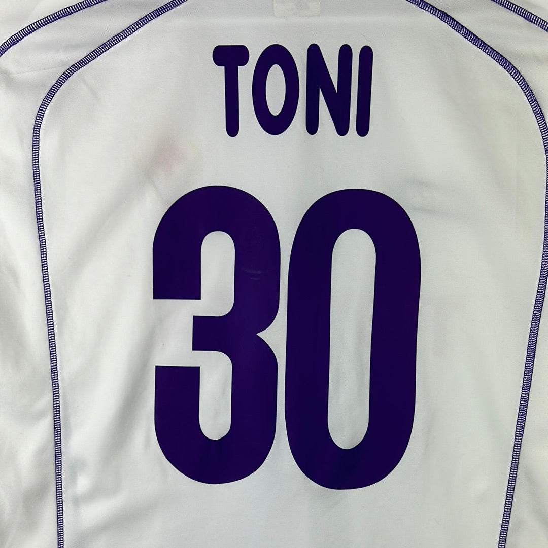 Fiorentina 2007-2008 Away Shirt - XL - Toni 30
