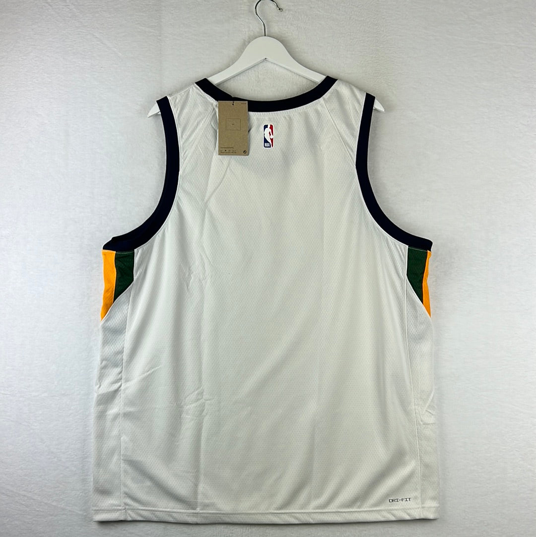 Utah Jazz Road Basketball Jersey - 2XL - New with Tags