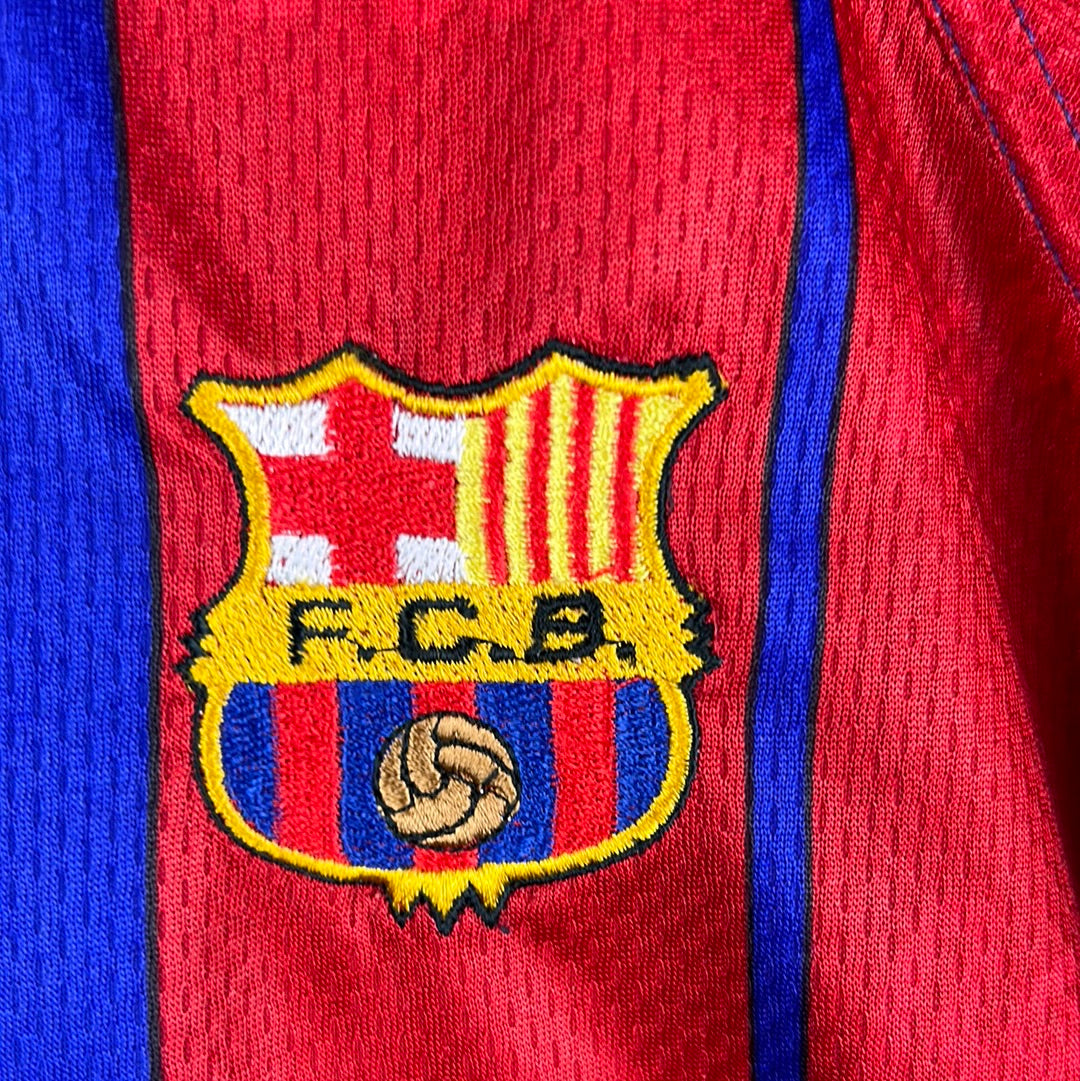 Barcelona 1997/1998 Home Shirt - Adult - Very Good Condition