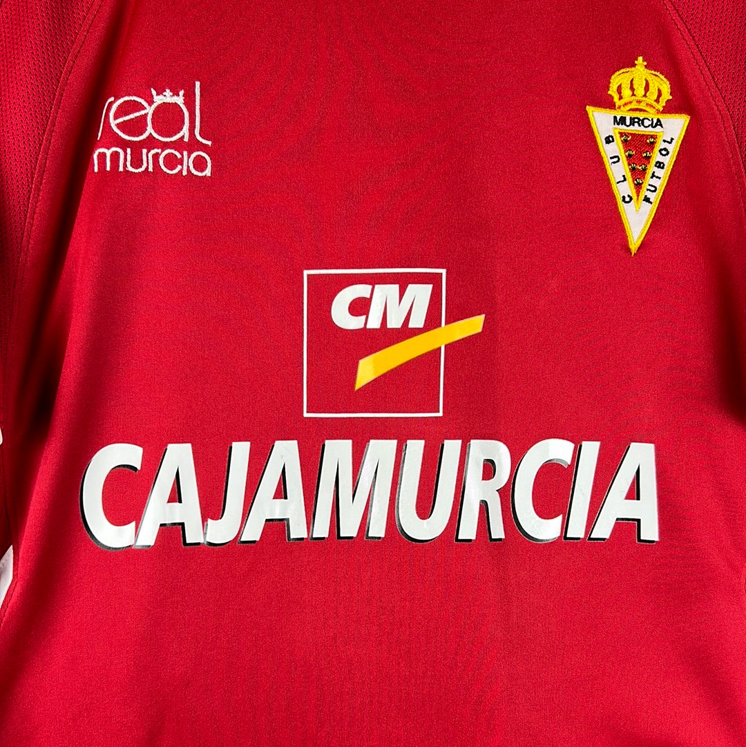 Real Murcia 2007-2008 Player Issue Home Shirt - Large - Pena 16