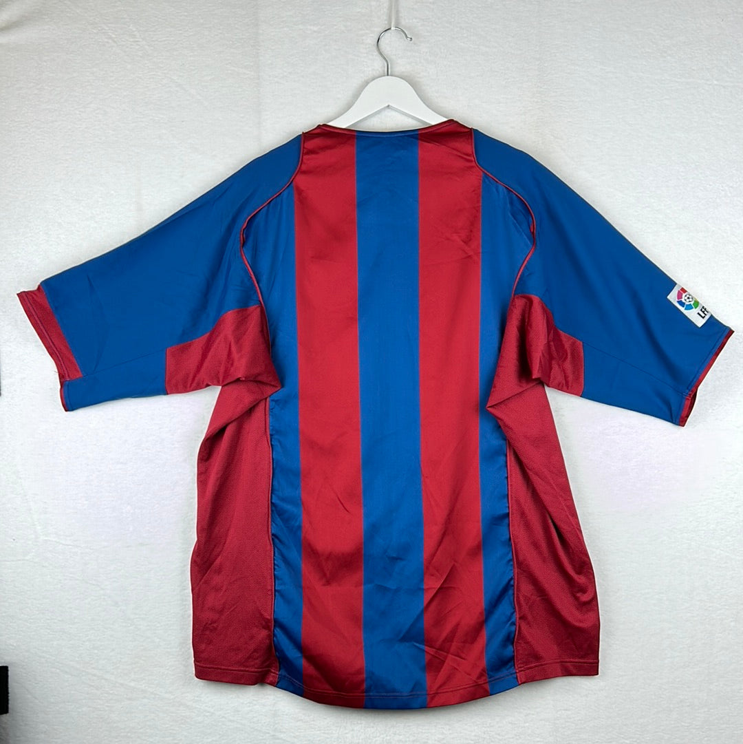 Barcelona 2004-2005 Home Shirt - XXL - Excellent Condition - T90