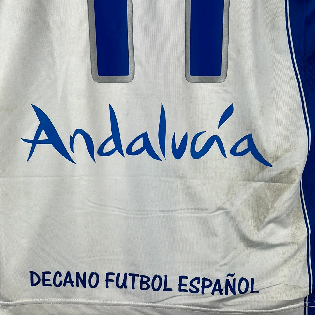 Recreativo de Huelva 2006-2007 Player Issue Home Shirt - Large - Rosu 11