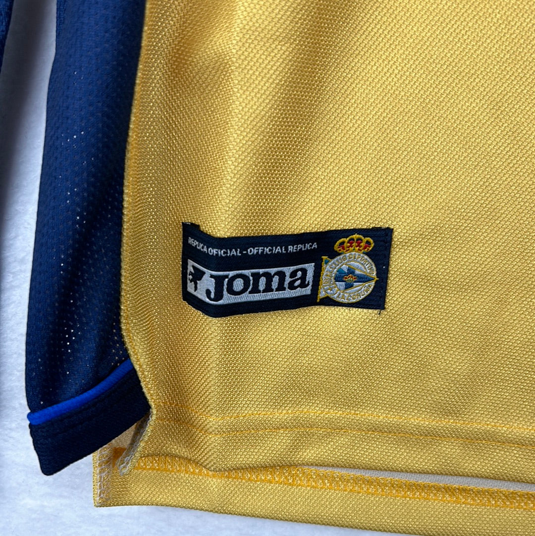 Deportivo La Coruna 2002/2003 Player Issue Away Shirt - Romero 3 - Long Sleeve