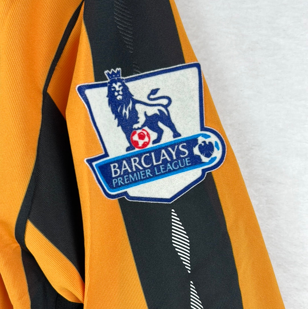 Hull City 2008/2009 Player Issue/ Match Worn Home Shirt - Boateng 20