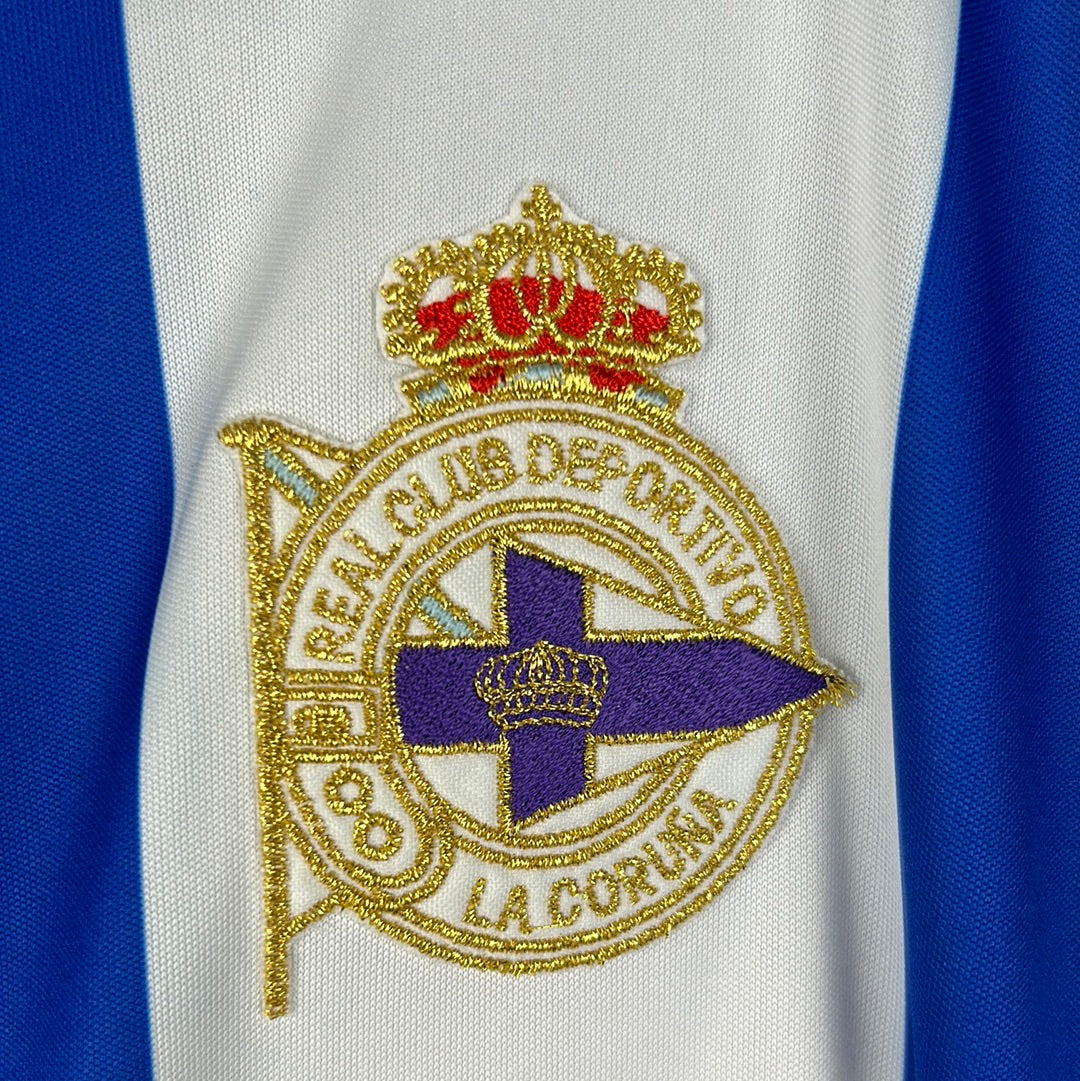 Deportivo La Coruna 2004/2005 Player Issue Home Shirt - Tristan 9 - Long Sleeve