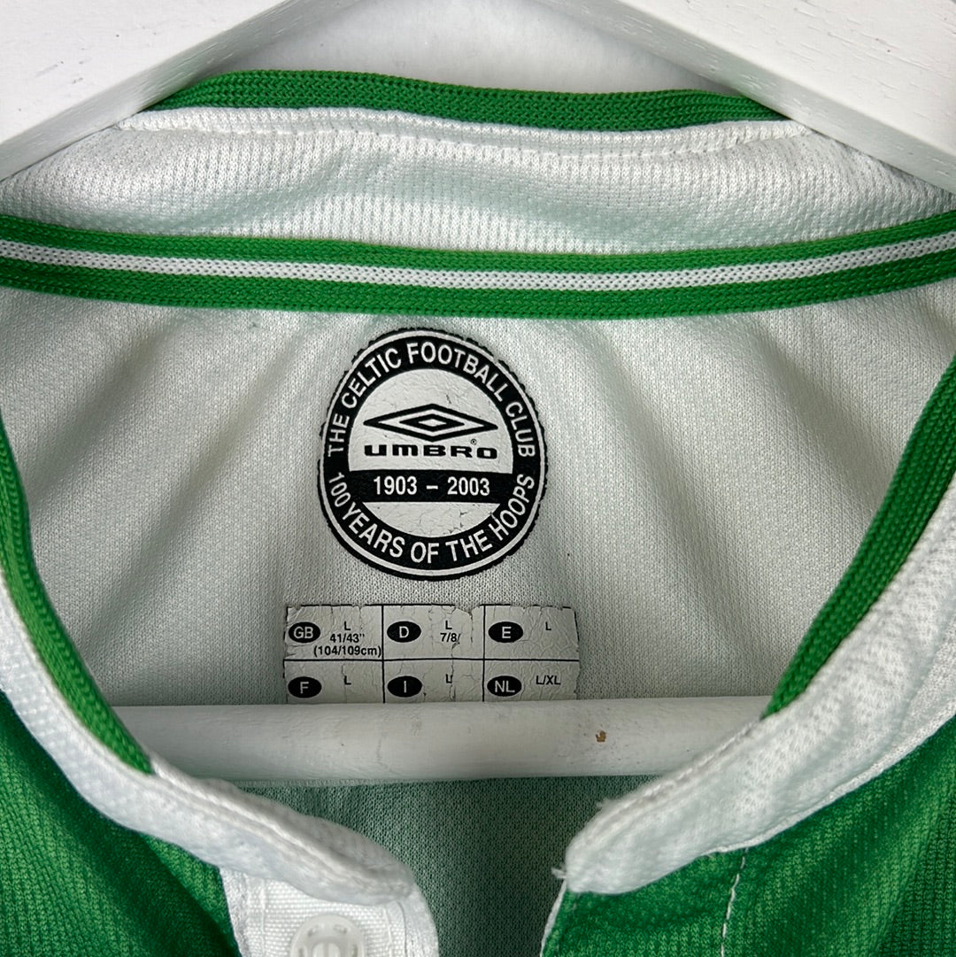 Celtic 2003/2004 Home Shirt - Various Sizes - Good To Excellent - Vintage Umbro Shirt