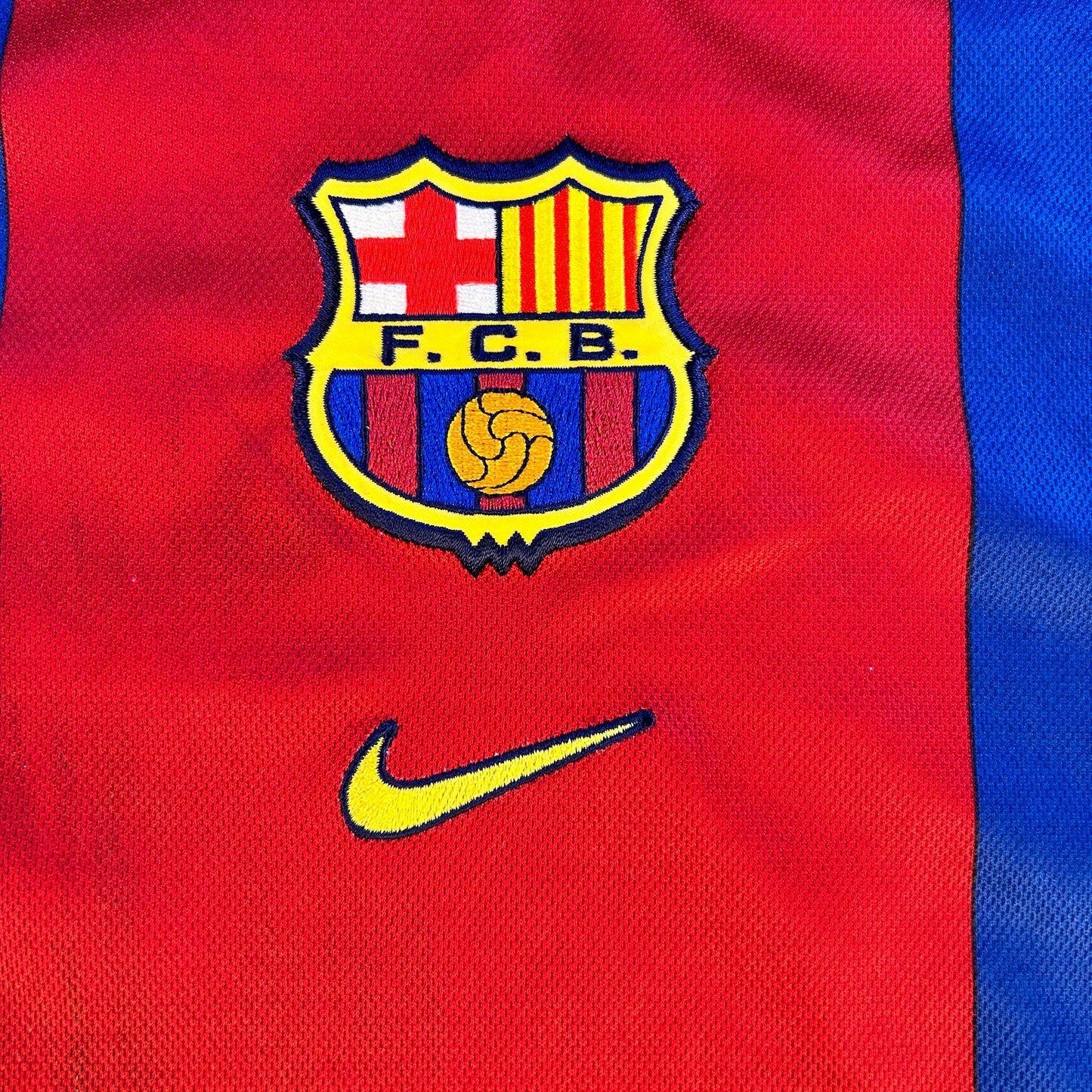 Barcelona 1998/1999 Match Worn Home Shirt - Anderson 9