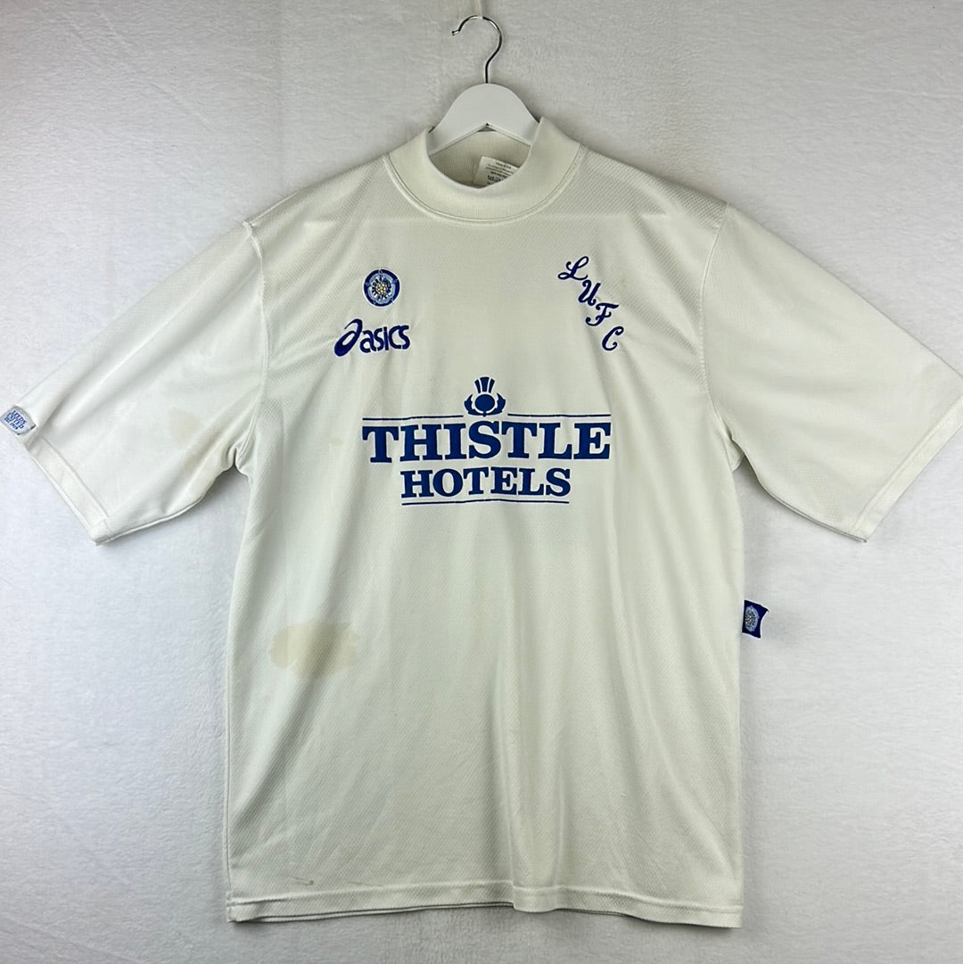 Leeds United 1995-1996 Home Shirt - Large - Yeboah 21