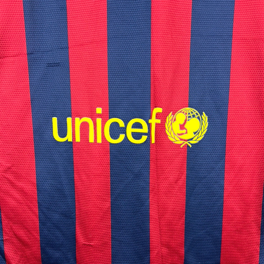 Barcelona 2013-2014 Home Shirt - Large - Good Condition